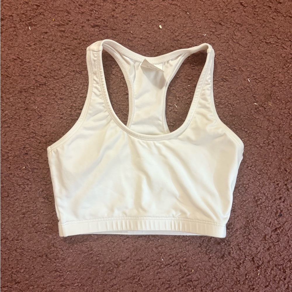 BODY WRAPPERS WHITE SPORTS BRA